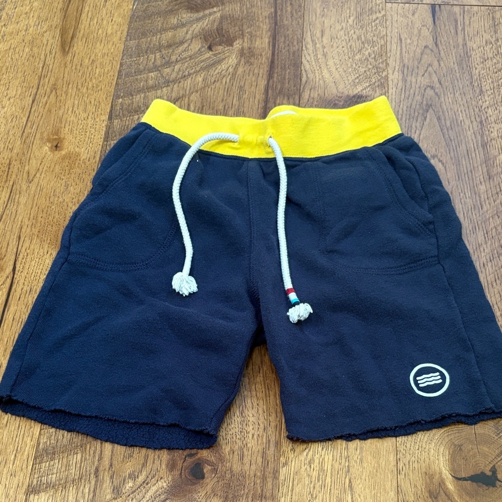 Sol Angeles Boy’s Navy and Yellow Shorts Size 6